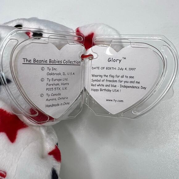 Ty Beanie Baby Glory the Bear 1998 With Name Tag Cover collectible - Picture 6 of 7